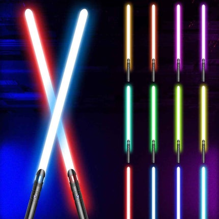 ANASABER Lightsaber,S8 Dueling Light Saber, RGB 12 Color Lightsabers with 3 Soun
