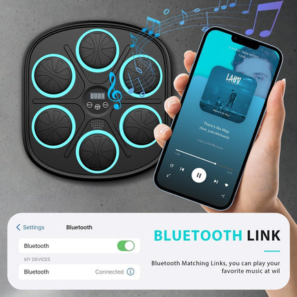 2025 New Smart Music Boxing Machine with Premium Boxing Gloves