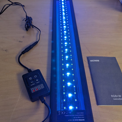 NICREW Saltwater Aquarium Light, Marine LED Fish Tank Light for Coral Reef Tanks