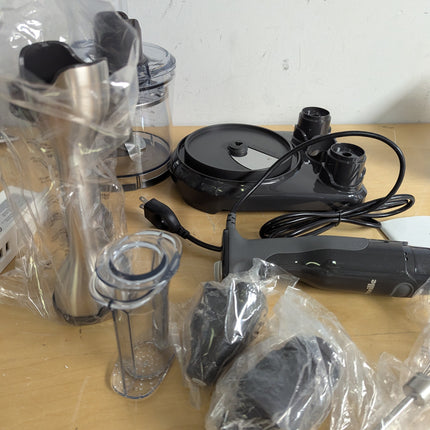 Breville the All in One Immersion Blender BSB530XL, Silver & Black