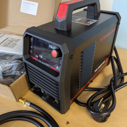 YESWELDER TIG Welder with Pulse 205Amp, Stick/DC TIG/Pulse TIG 3 in 1, 110&220V