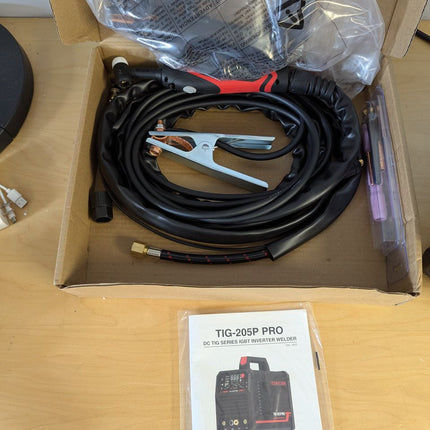YESWELDER TIG Welder with Pulse 205Amp, Stick/DC TIG/Pulse TIG 3 in 1, 110&220V