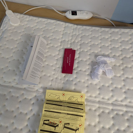 Beurer UWB55 Heated Underblanket with 8 Temperature Settings & Ultra-Soft Fleece