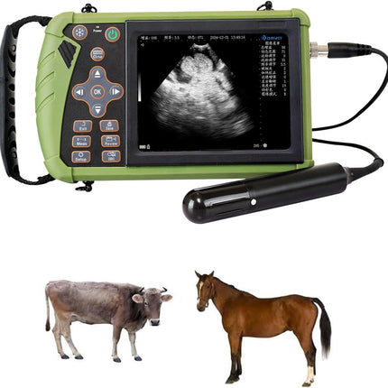 Veterinary Ultrasound Scanner Kit for Cattle, Horses, Pigs & Sheep, Portable Handheld Vet Scanner with Waterproof Probe