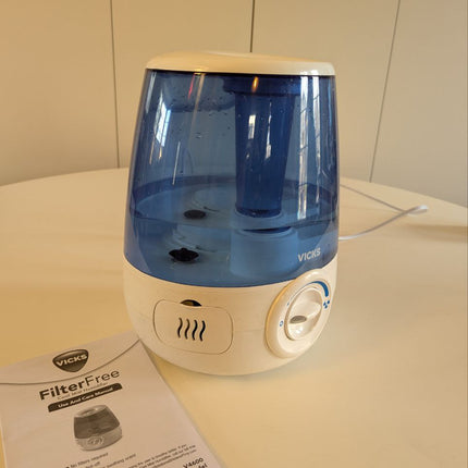 Vicks V4600-CAN Filter-Free Ultrasonic Cool Mist Humidifier, Medium Room Humidif
