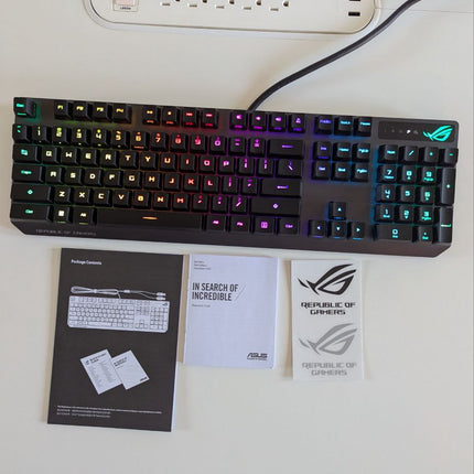 ASUS ROG Strix Scope RX – Mechanical Gaming Keyboard with Red Optical