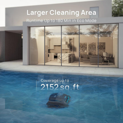 WYBOT C2 Vision Cordless Pool Cleaner (2026) with AI Camera, 8 Cleaning Modes, HEPA Filter & App Control