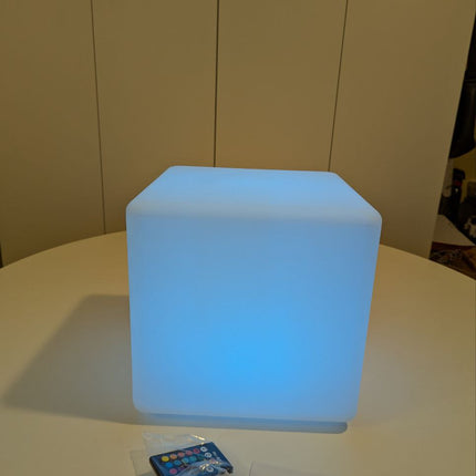 MR.GO 30cm 12-inch Rechargeable LED Cube Light, Color Changing LED Light Cube Se