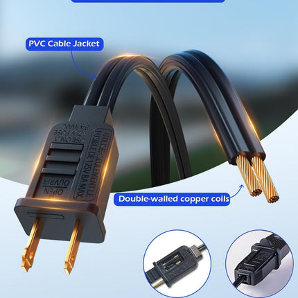 luckystyle 120FT LED Outdoor String Lights with 30+2 Edison Shatterproof Waterpr