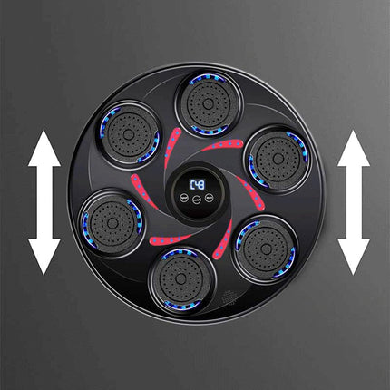 Music Boxing Machine, Wall Mounted Boxing Game with Gloves