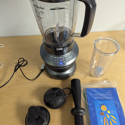 NutriBullet ZNBF30400ZC Blender 1200 Watts, Dark Gray, Big