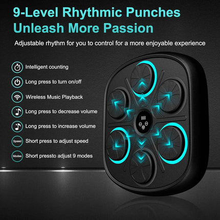 OurStarry 2025 New Model Smart Music Boxing Machine for Adults and Kids, Trainin