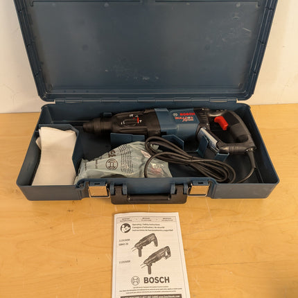 BOSCH GBH2-28L 1-1/8 in SDS-Plus Bulldog Xtreme Max Rotary Hammer, 8.5 Amp with Kickback Control & Vario-Lock