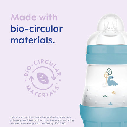MAM Easy Start Self Sterilising Anti-Colic Baby Bottle 2 Pack (2 x160 ml) with S