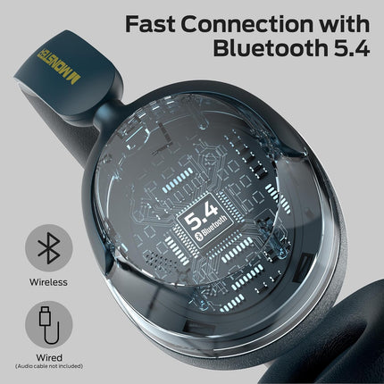 Monster Persona 3rd ANC Headphones, Bluetooth Noise Cancelling Over Ear Headphon