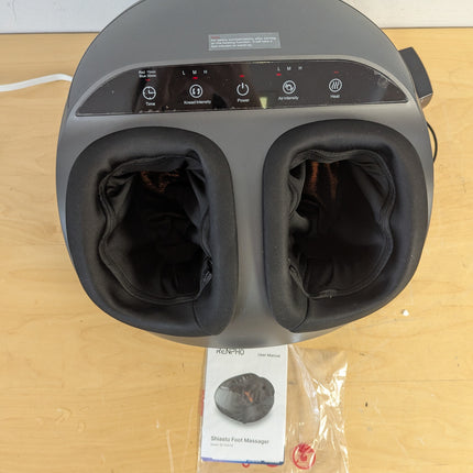 RENPHO Shiatsu Foot Massager with Heat, 3 Levels of Kneading & Compression, Washable Cover, Fits Size 13