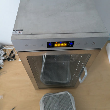 Food Dehydrator 18 Stainless Steel Trays, Food Dryer Machine for Beef Jerky, Mea
