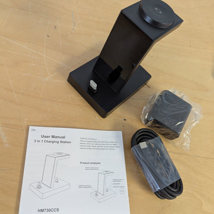 Galaxy Watch Charging Stand, 3-in-1 Wired Charging, Type-C Charging Station, 30