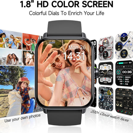 Smart Watch for Men Women (Answer/Make Call), Alexa Smartwatch Compatible with A