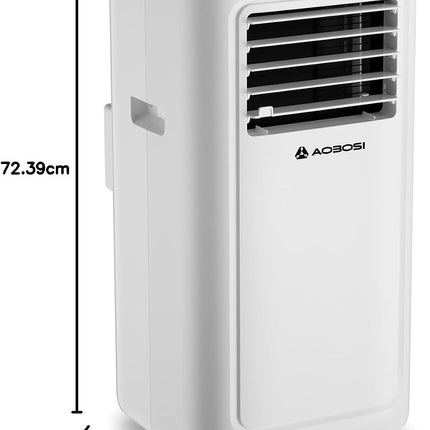 AAOBOSI 10000 BTU Portable Air Conditioner for Rooms up to 220 Sq Ft, 4-in-1 WiFi AC with Window Kit & Remote