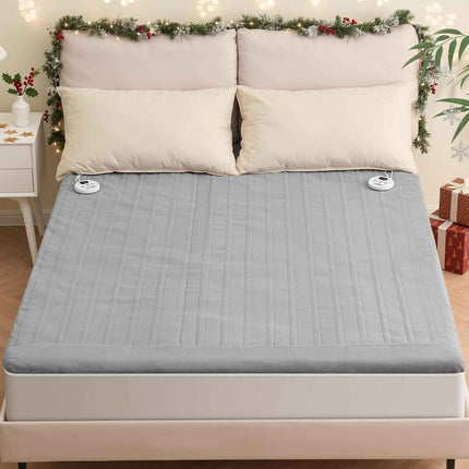 Heated Mattress Pad Queen Size 60 * 80 Inches Comfort Soft Coral Fleece 10 Heati