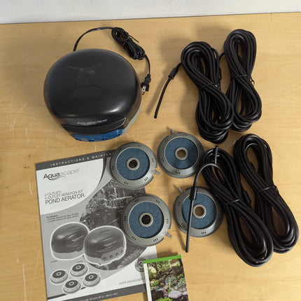 Aquascape Pond Air 4 Quadruple Outlet Aeration Kit, Weather-Resistant Pond Aerator for Water Circulation & Oxygenation