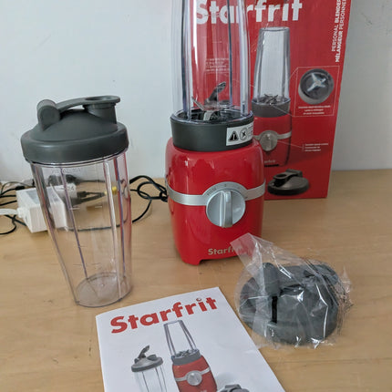 Starfrit Personal Blender - Two 828ml Cups - Two Blades - High, Low & Pulse Mode