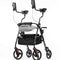 Purarelax Upright Rollator Walker, Stand Up Walkers with Armrest, 10" Wheels, Fr
