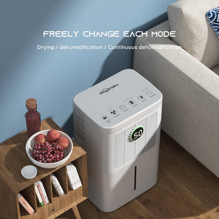 HOGARLABS Dehumidifier for Bedroom- 25 Pints Home Dehumidifier with 3 Dehumidifi