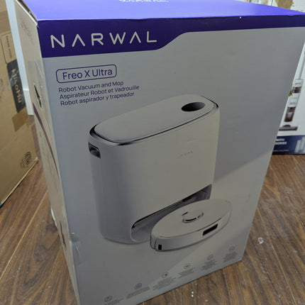 Narwal Freo X Ultra Robot Vacuum and Mop Combo, 8200Pa Robot Mop & Vacuum, Auto