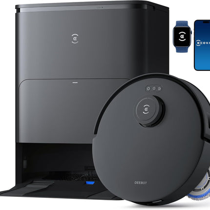ECOVACS DEEBOT T30S Robot Vacuum and Mop, 11000Pa, ZeroTangle Technology, TruEdg