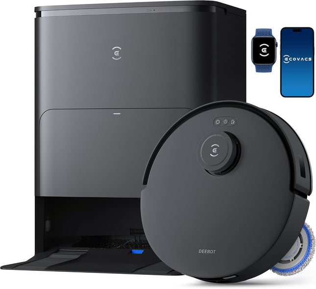 ECOVACS DEEBOT T30S Robot Vacuum and Mop, 11000Pa, ZeroTangle Technology, TruEdg