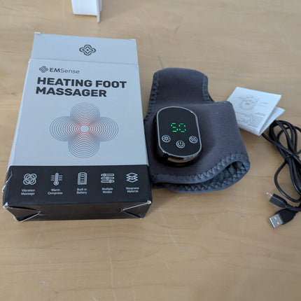 EMSense Triple Therapy Foot Massager | 3 in 1 Cordless & Portable Massager with