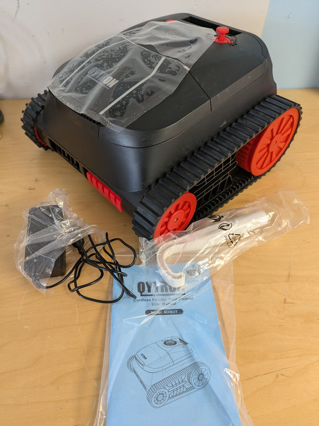 QYTRON NIXBOT QP5 Robotic Pool Cleaner, Dual-Motor Turbine System, for Above-Gro