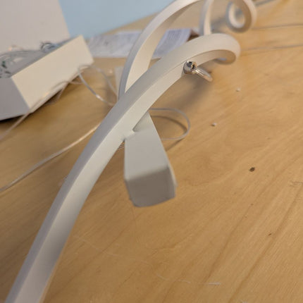 Jaycomey Modern Pendant Light, Dimmable LED Chandelier with Remote Control,Wave