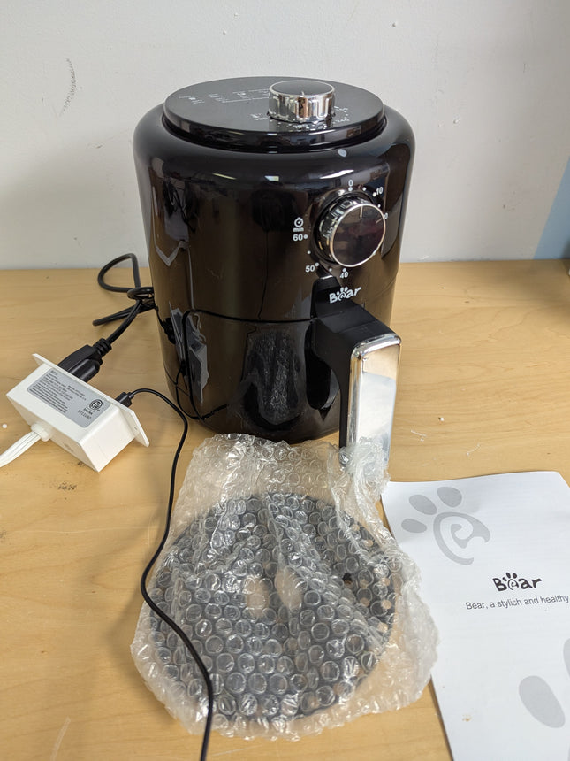 Bear Small Air Fryer 2.1 QT, Mini Airfryer Adjustable Time&Temp Control, Compact