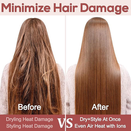 Blow Hot-Air Hair Dryer Brush - 5-in-1 Set for One-Step Drying, Volumizing, Styl
