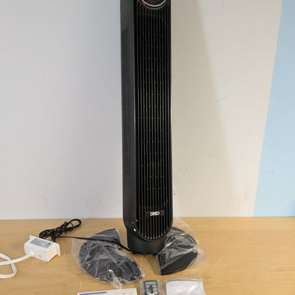 DREO Tower Fan for Bedroom (2026), Bladeless Oscillating Floor Fan with DC Motor, 8 Speeds, 4 Modes & Remote