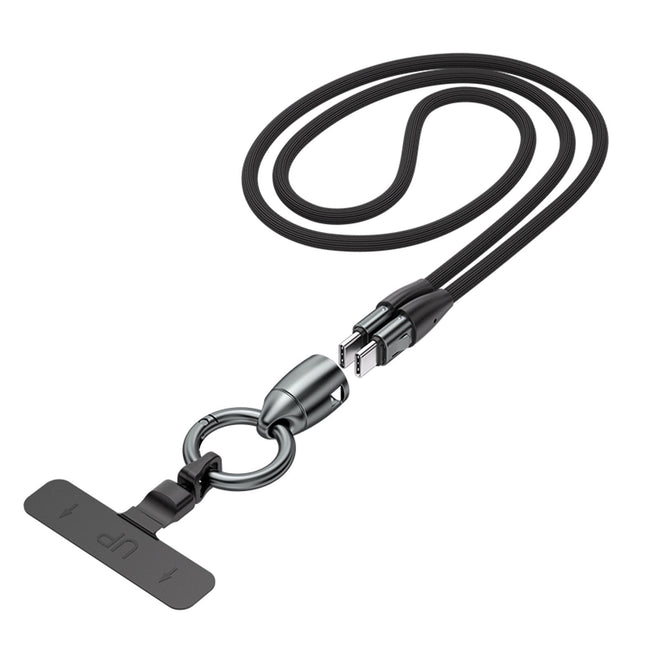 BotaniNest Phone Wrist Lanyard Built In 240W Type C Phone Lanyard Charging Fast
