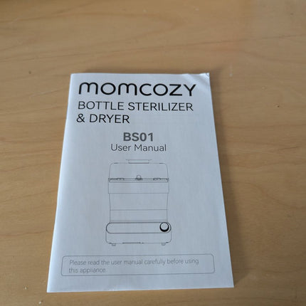 Momcozy 3 Layers Large Bottle Sterilizer and Dryer, Fast Sterilize and Dry, Univ