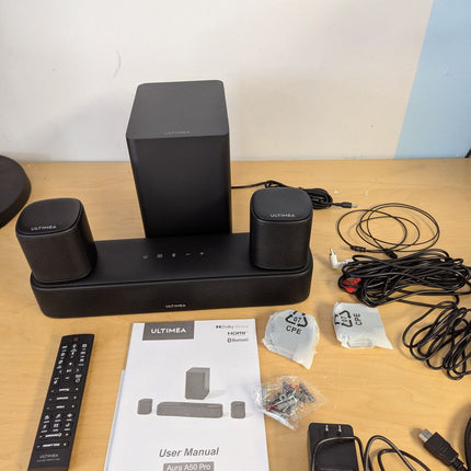 ULTIMEA 5.1ch Sound Bar with Dolby Atmos, Surround Sound System for TV, App Cont