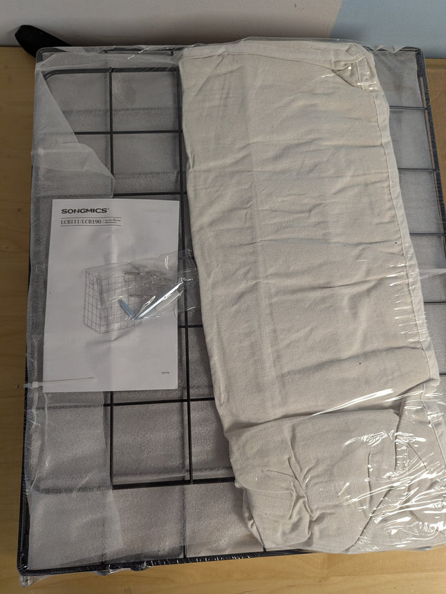 SONGMICS Laundry Hamper, 23.8 Gal. (90L) Laundry Basket, Collapsible Clothes Ham