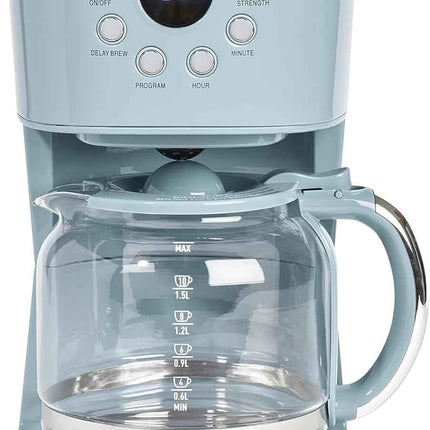 Haden Brighton Coffee Machine, 12 Cup Programmable Drip Coffee Maker with Auto S