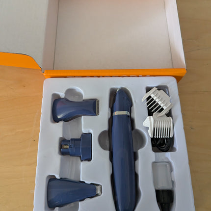 oneisall 4-in-1 Cordless Dog Grooming Kit with 2-Speed Clippers, Low Noise Paw T