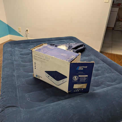 Active Era Luxury Air Mattress with Built-in Electric Pump & Raised Pillow