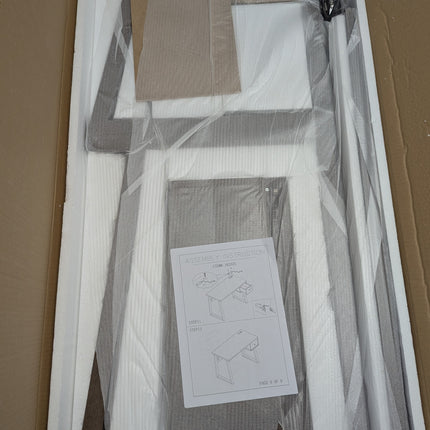 ICE ARMOR 47" W Home Office Writing Desk with One Side Drawer Computer Laptop Ta