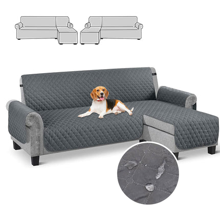 Sofa Slipcover, L Shape Sofa Cover Sectional Couch Cover Chaise Lounge Slip Cove