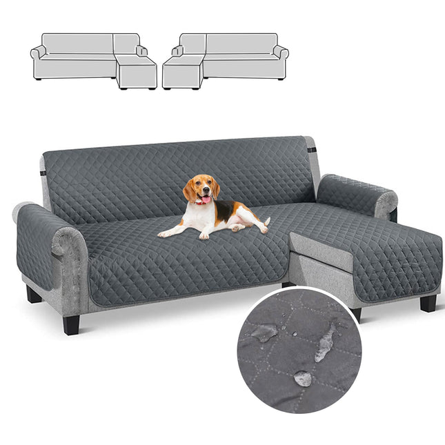 Sofa Slipcover, L Shape Sofa Cover Sectional Couch Cover Chaise Lounge Slip Cove