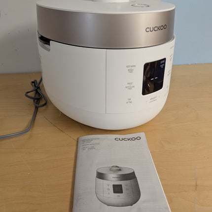 CUCKOO CRP-ST1009F 10-Cup (Uncooked) Twin Pressure Rice Cooker & Warmer 12 Menu