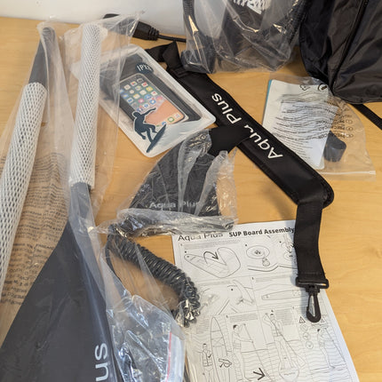 Aqua Plus 6inches Thick Inflatable SUP for All Skill Levels Stand Up Paddle Boar